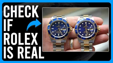 how do you tell if a rolex watch is real|check my rolex serial number.